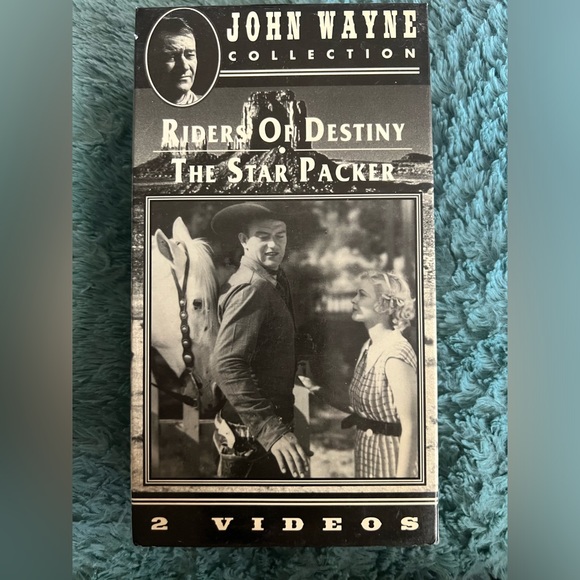 Other | The John Wayne Collection Riders Of Destinystar Packer Vhs 1934 ...